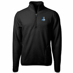 NFL Detroit Lions Cutter & Buck Cascade Eco Sherpa Fleece Big & Tall Quarter-Zip Throwback Jacket