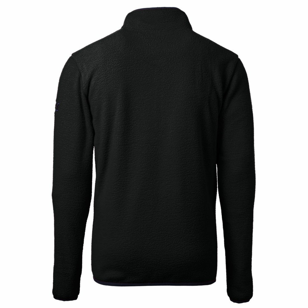 NFL Detroit Lions Cutter & Buck Cascade Eco Sherpa Fleece Big & Tall Quarter-Zip Throwback Jacket