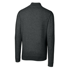 NFL Miami Dolphins Cutter & Buck Throwback Logo Lakemont Tri-Blend Big & Tall Quarter-Zip Pullover Sweater