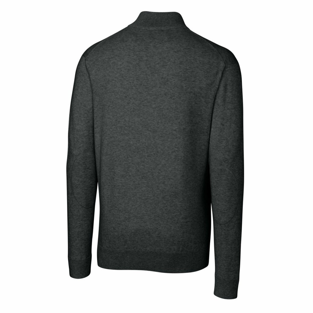 NFL Detroit Lions Cutter & Buck Throwback Logo Lakemont Tri-Blend Big & Tall Quarter-Zip Pullover Sweater