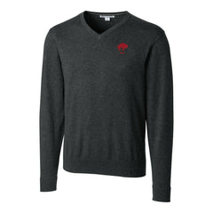 NFL Buffalo Bills Cutter & Buck Throwback Logo Lakemont Tri-Blend Big & Tall V-Neck Pullover Sweater
