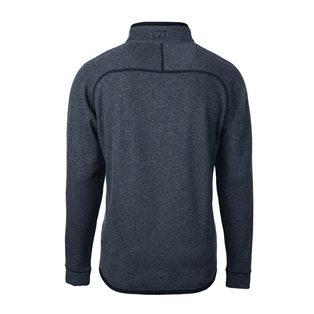NFL Chicago Bears Cutter & Buck Mainsail Sweater-Knit Big & Tall Half-Zip Pullover Jacket