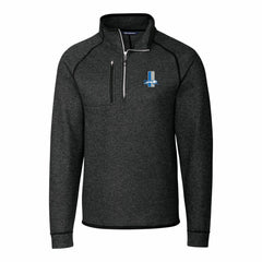 NFL Detroit Lions Cutter & Buck Mainsail Sweater-Knit Big & Tall Half-Zip Pullover Jacket