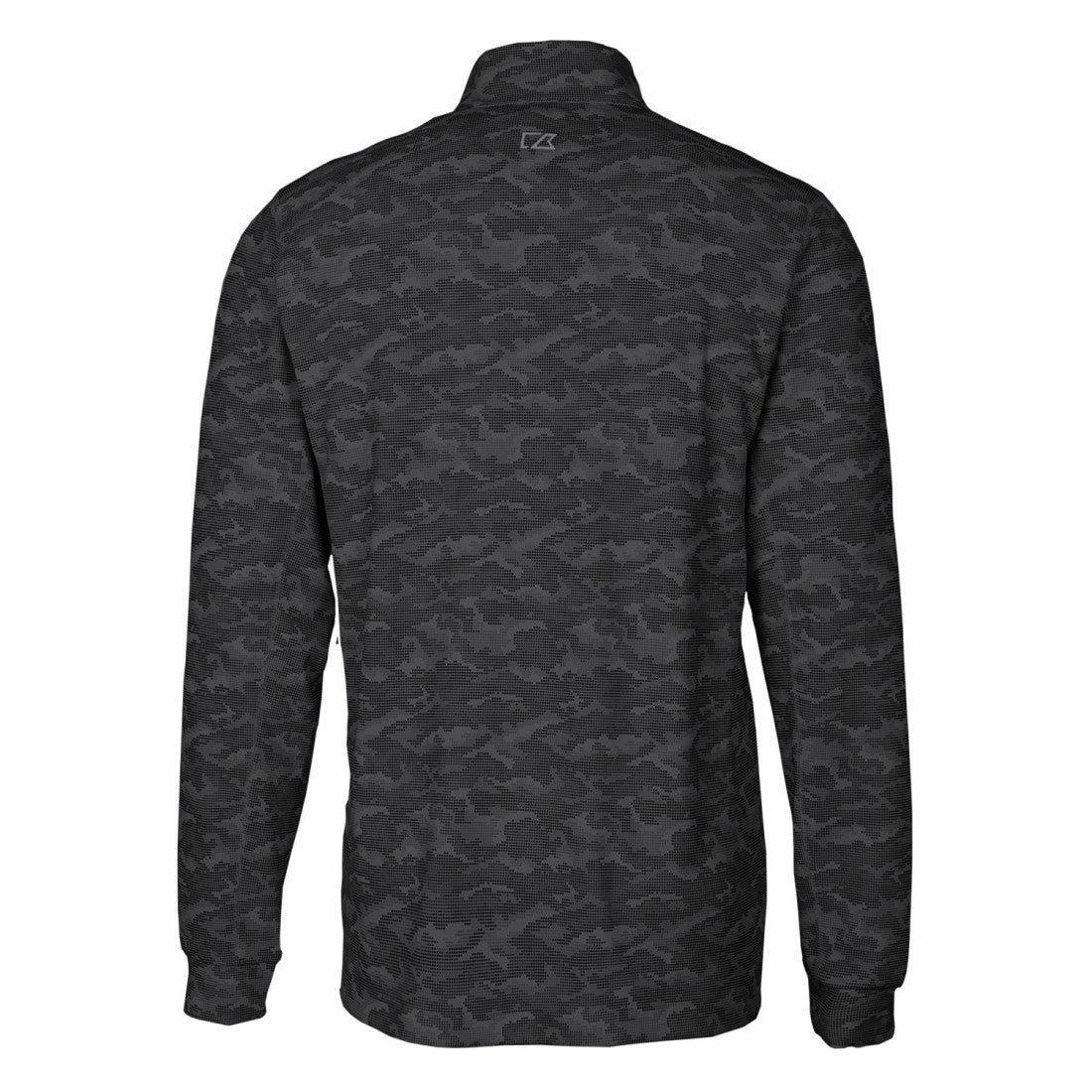 NFL Detroit Lions Cutter & Buck Throwback Logo Big & Tall Traverse Camo Print Stretch Quarter-Zip Pullover Top
