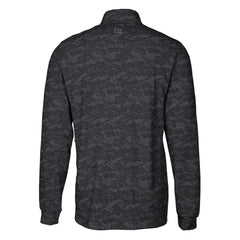 NFL Las Vegas Raiders Cutter & Buck Throwback Logo Big & Tall Traverse Camo Print Stretch Quarter-Zip Pullover Top