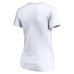 Los Angeles Dodgers Women's Official Logo V-Neck T-Shirt - White