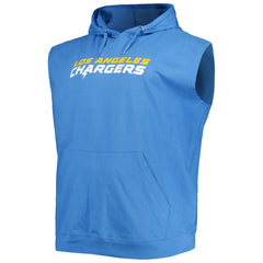 NFL Los Angeles Chargers Justin Herbert  Profile Big & Tall Muscle Pullover Hoodie