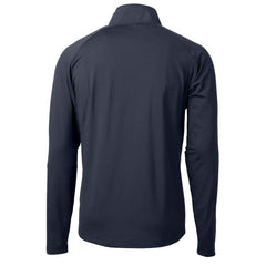 NFL Los Angeles Chargers Cutter & Buck Adapt Eco Knit Hybrid Recycled Quarter-Zip Throwback Pullover Top
