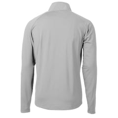 NFL Cincinnati Bengals Cutter & Buck Adapt Eco Knit Hybrid Recycled Quarter-Zip Throwback Pullover Top