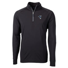 NFL Indianapolis Colts Cutter & Buck Adapt Eco Knit Stretch Recycled Quarter-Zip Throwback Pullover Top