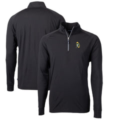 NFL Green Bay Packers Cutter & Buck Adapt Eco Knit Stretch Recycled Quarter-Zip Throwback Pullover Top