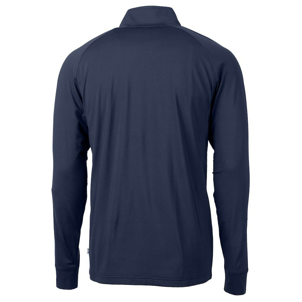 NFL Chicago Bears Cutter & Buck Adapt Eco Knit Stretch Recycled Quarter-Zip Throwback Pullover Top