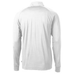 NFL Cincinnati Bengals Cutter & Buck Adapt Eco Knit Stretch Recycled Quarter-Zip Throwback Pullover Top