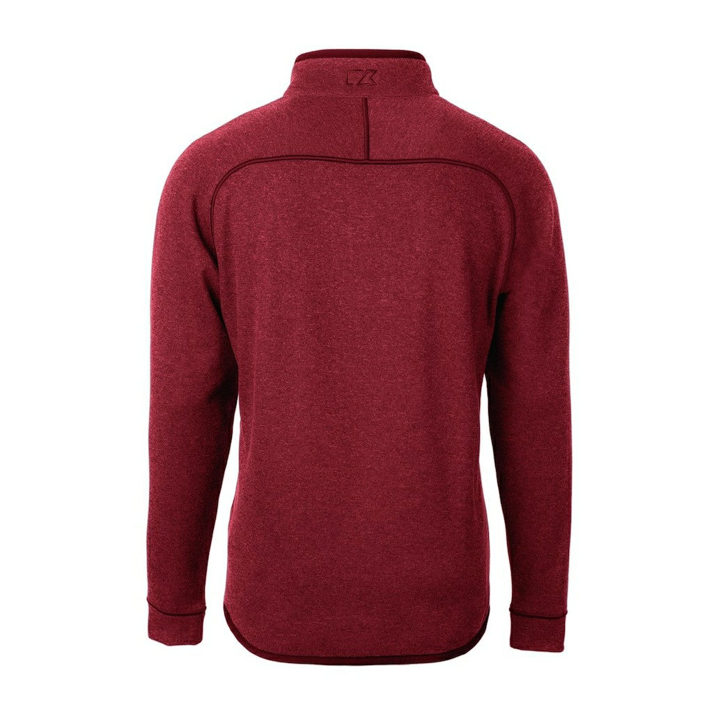 NFL San Francisco 49ers Cutter & Buck Mainsail Sweater-Knit Half-Zip Pullover Jacket