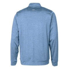NFL Buffalo Bills Cutter & Buck Stealth Heathered Throwback Logo Quarter-Zip Pullover Top