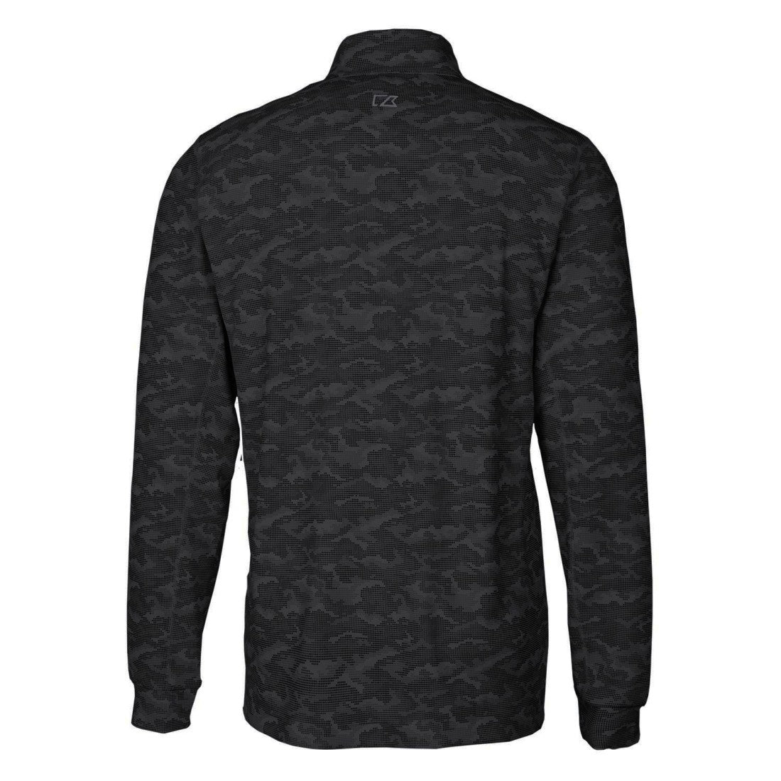 NFL Detroit Lions Cutter & Buck Throwback Logo Traverse Camo Print Stretch Quarter-Zip Pullover Top
