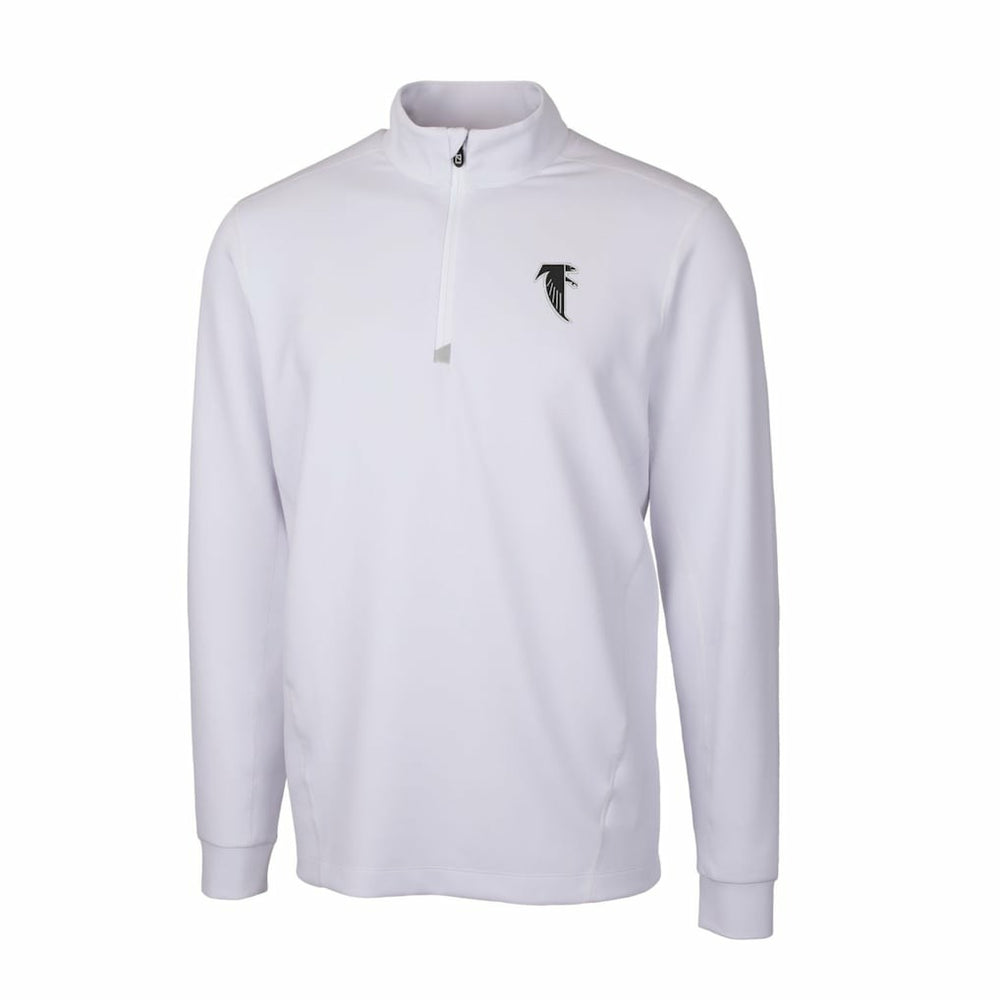 NFL Atlanta Falcons Cutter & Buck Throwback Logo Traverse Stretch Quarter-Zip Pullover Top