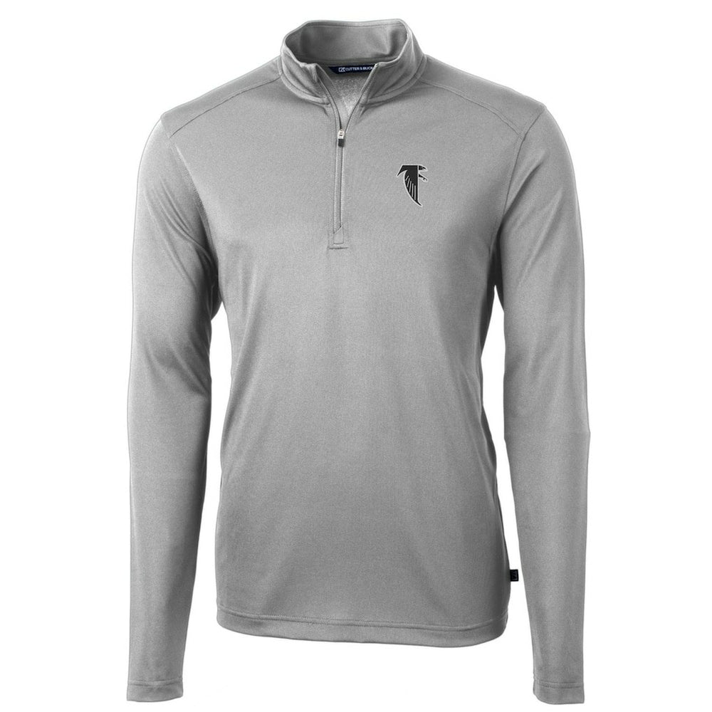 NFL Atlanta Falcons Cutter & Buck Throwback Logo Virtue Eco Pique Recycled Quarter-Zip Pullover Top
