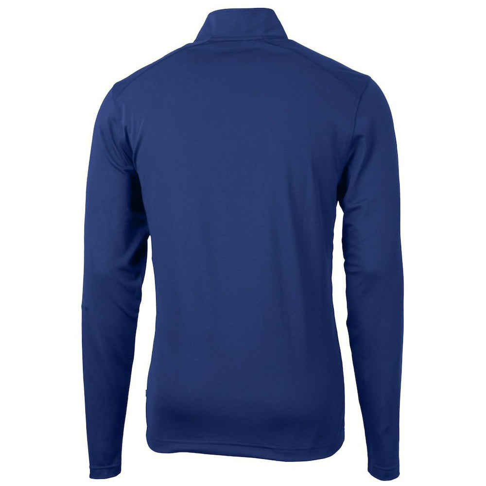 NFL Indianapolis Colts Cutter & Buck Throwback Logo Virtue Eco Pique Recycled Quarter-Zip Pullover Top