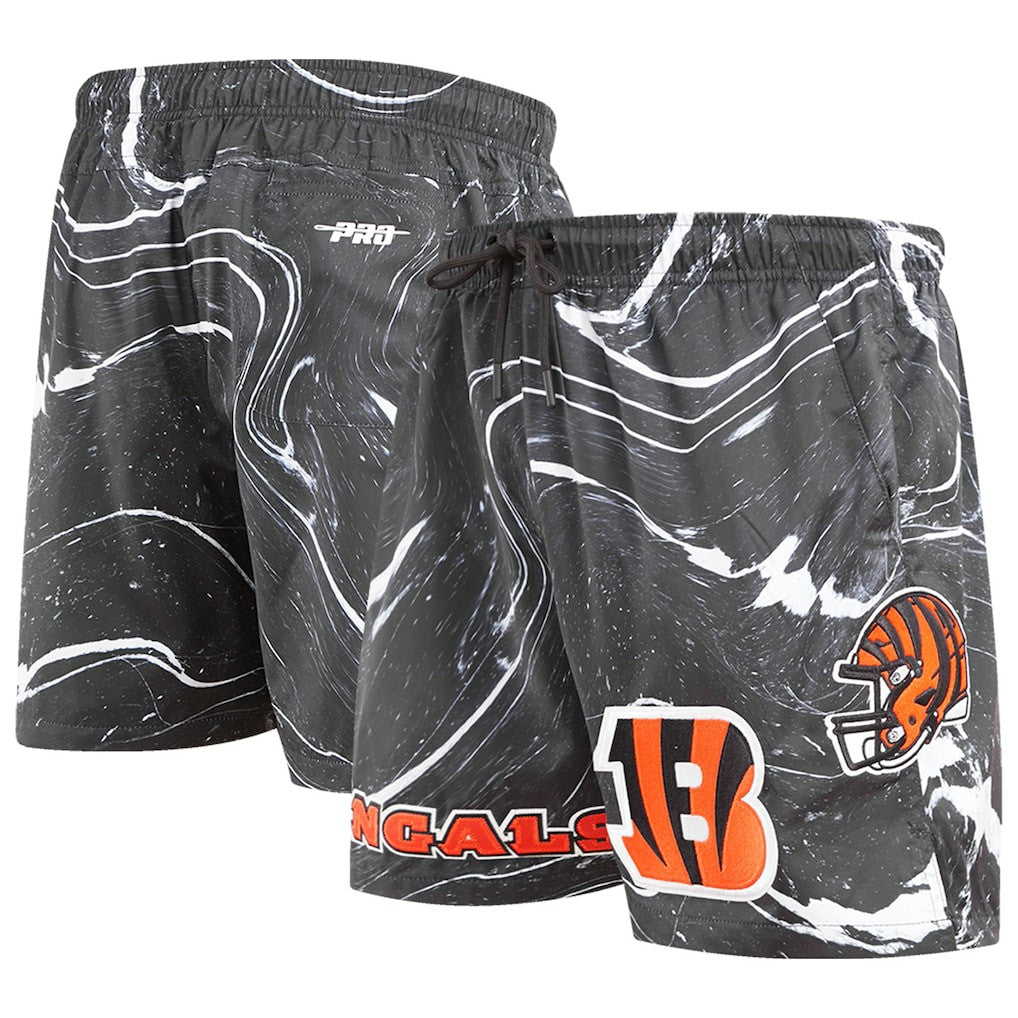 NFL Cincinnati Bengals Pro Standard Allover Marble Print Shorts