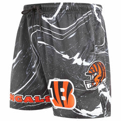 NFL Cincinnati Bengals Pro Standard Allover Marble Print Shorts