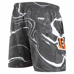 NFL Cincinnati Bengals Pro Standard Allover Marble Print Shorts
