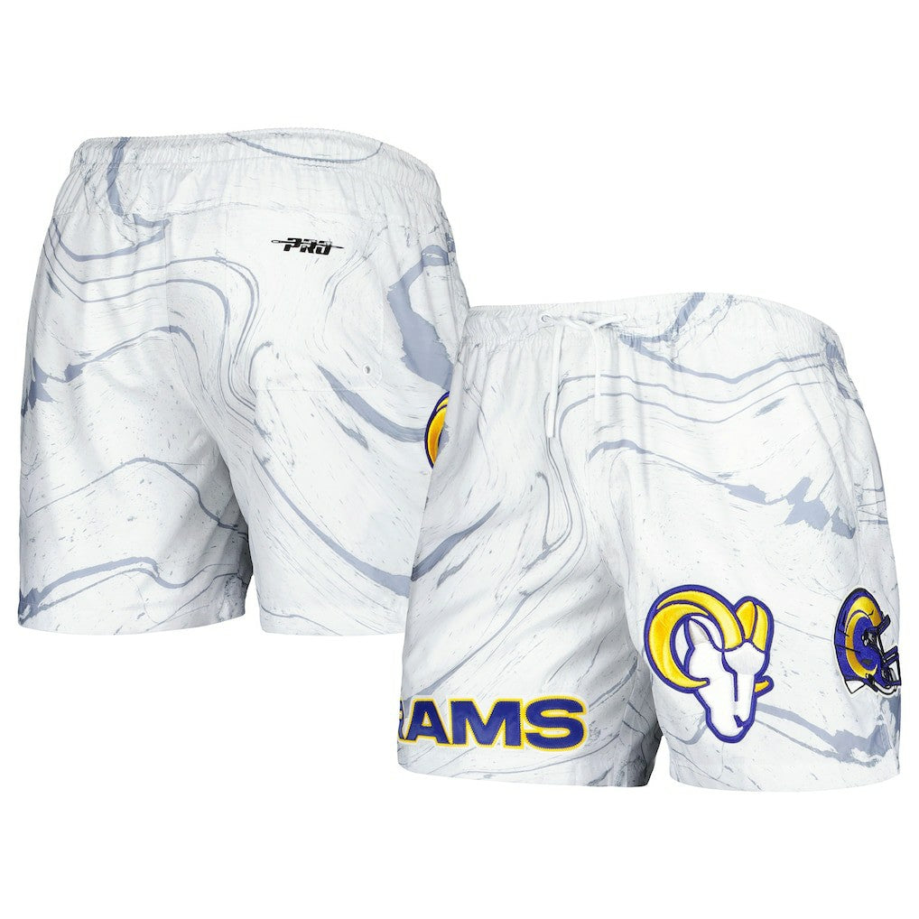 NFL Los Angeles Rams Pro Standard Allover Marble Print Shorts