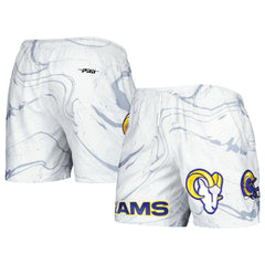 NFL Los Angeles Rams Pro Standard Allover Marble Print Shorts