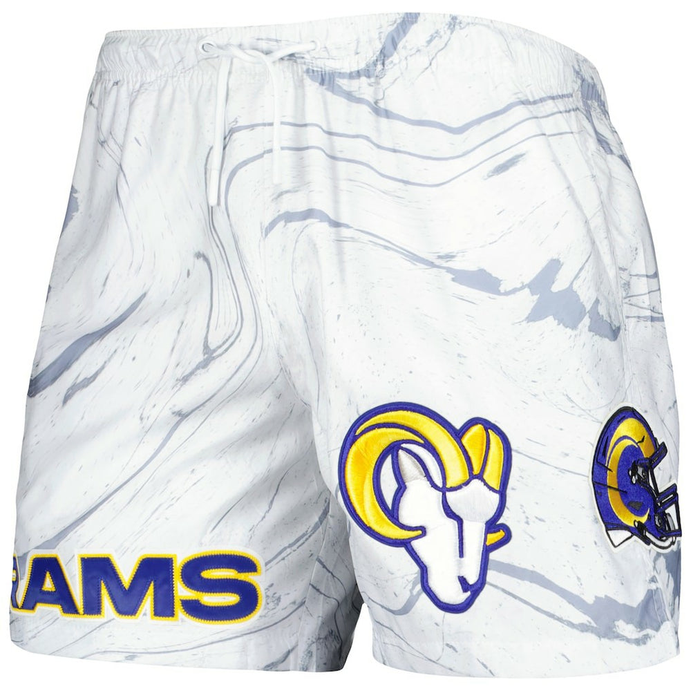 NFL Los Angeles Rams Pro Standard Allover Marble Print Shorts