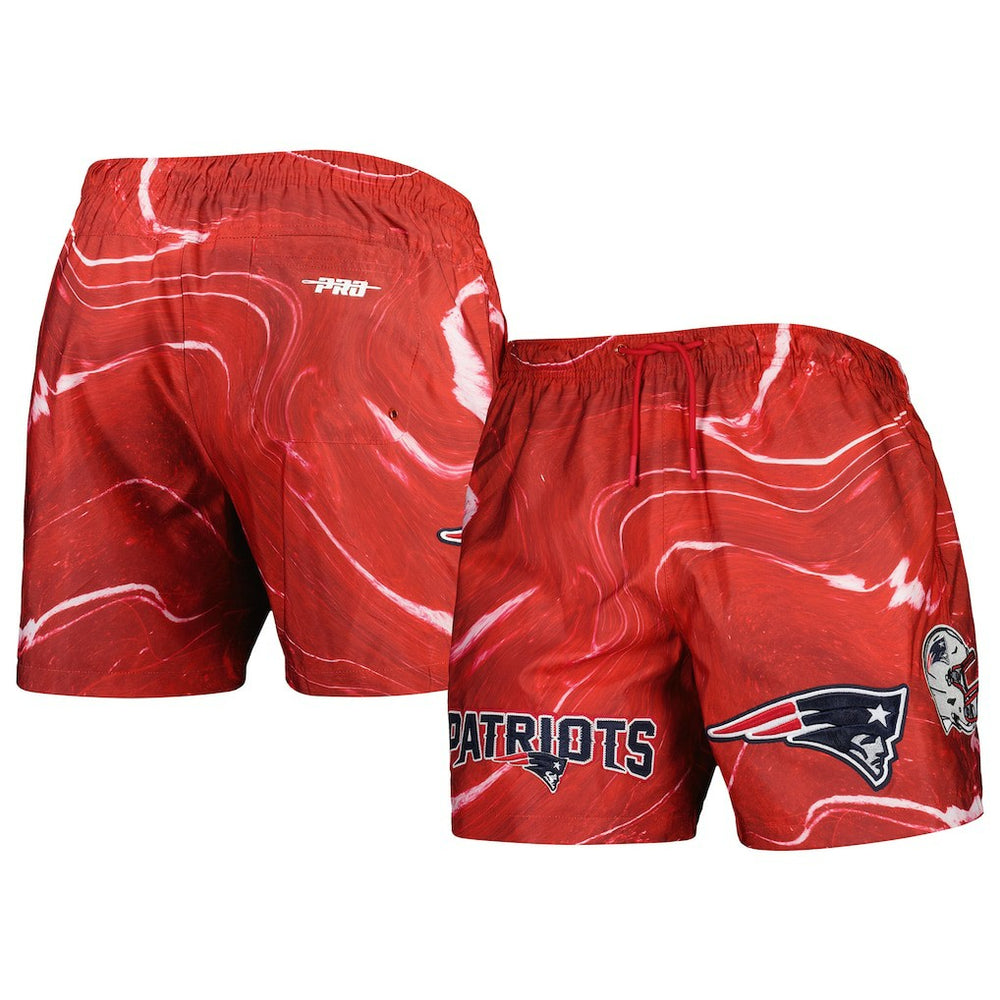 NFL New England Patriots Pro Standard Allover Marble Print Shorts