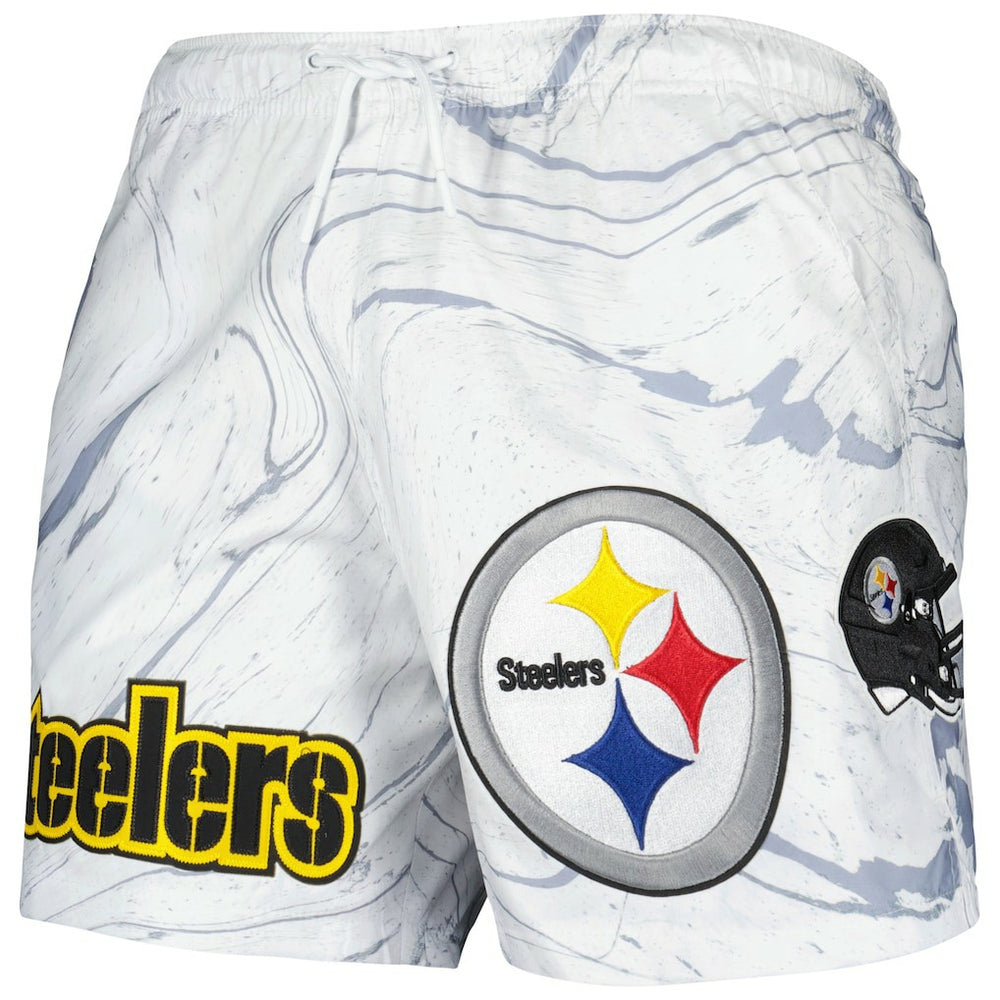 NFL Pittsburgh Steelers Pro Standard Allover Marble Print Shorts