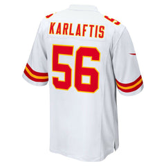 NFL Kansas City Chiefs George Karlaftis  Away Game Player Jersey