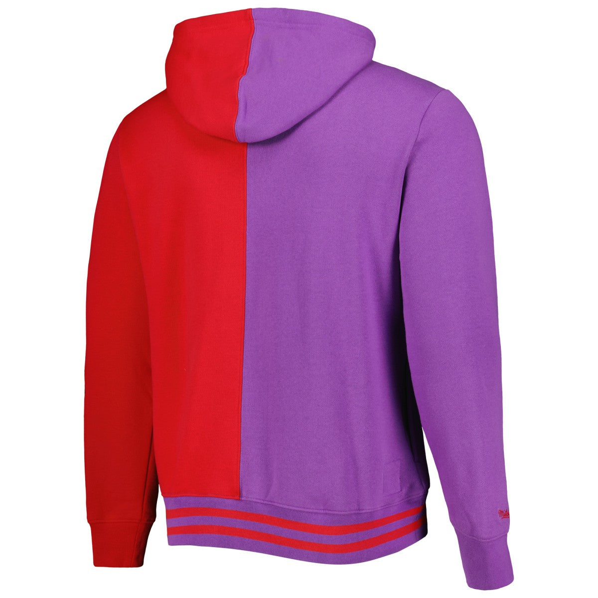 Toronto Raptors Hardwood Classics Split Pullover Hoodie - Purple/Red | Mitchell & Ness outlet