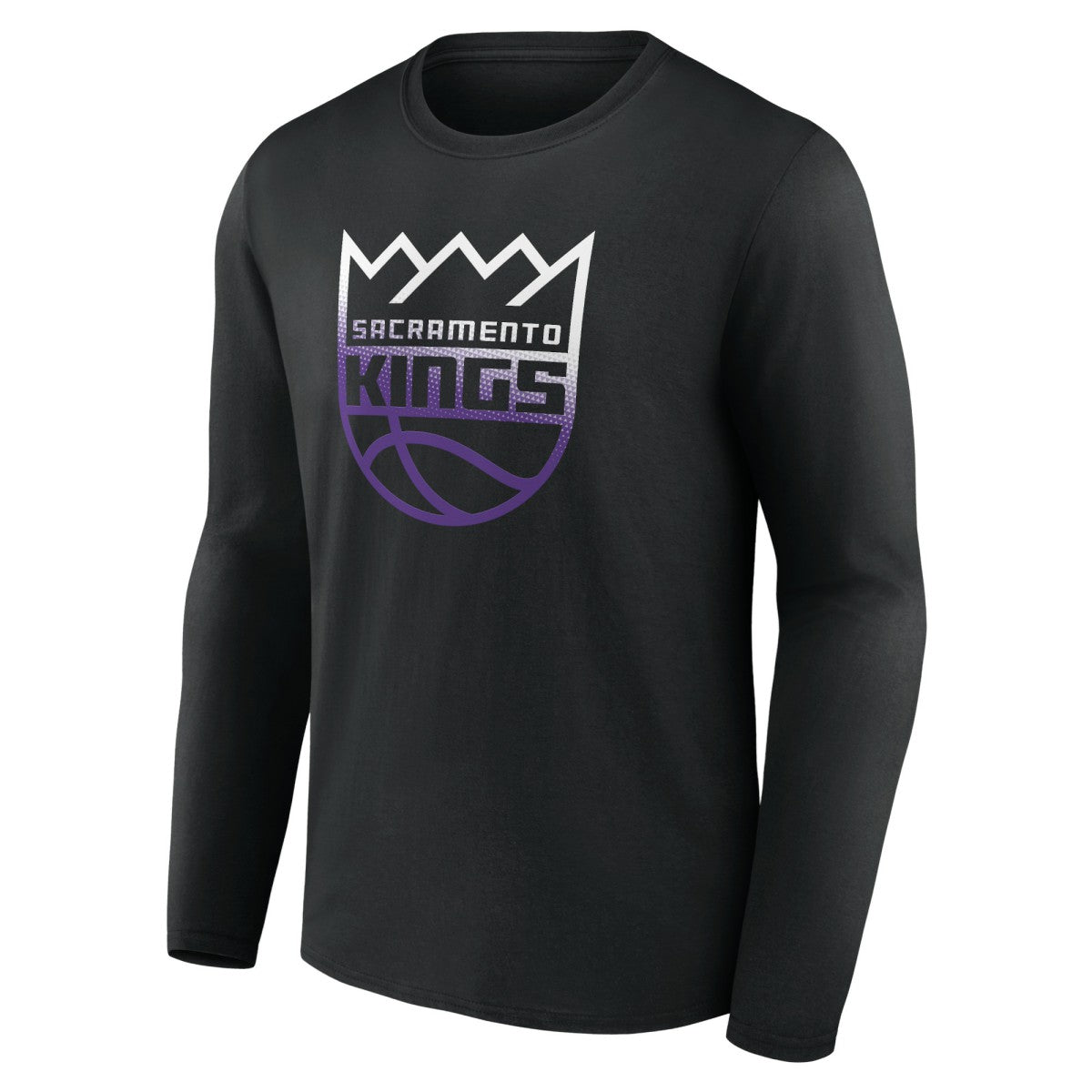 Sacramento Kings Gradient Logo Long Sleeve T-Shirt - Black outlet