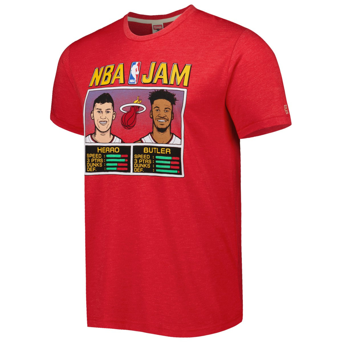 Tyler Herro & Jimmy Butler Miami Heat Homage NBA Jam Tri-Blend T-Shirt - Red outlet