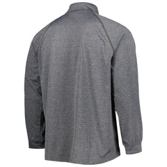 San Diego Padres Stitches Wordmark Raglan Quarter-Zip Top - Heather Gray
