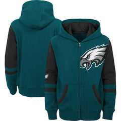 NFL Philadelphia Eagles Preschool Stadium Color Block Full-Zip Hoodie