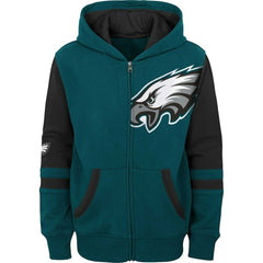 NFL Philadelphia Eagles Preschool Stadium Color Block Full-Zip Hoodie