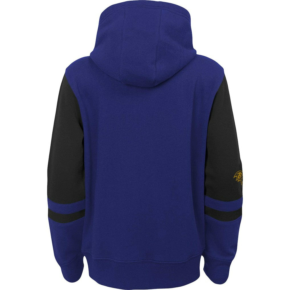 NFL Baltimore Ravens Preschool Stadium Color Block Full-Zip Hoodie