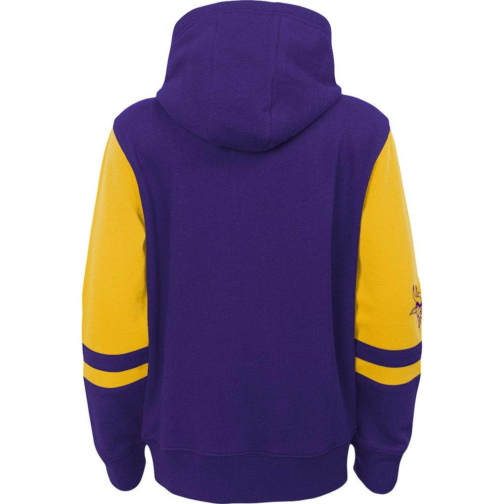 NFL Minnesota Vikings Preschool Stadium Color Block Full-Zip Hoodie