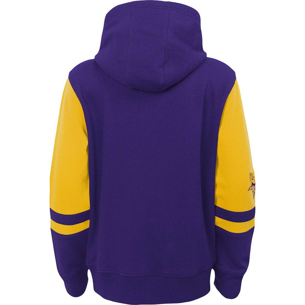 NFL Minnesota Vikings Preschool Stadium Color Block Full-Zip Hoodie