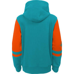 NFL Miami Dolphins Youth Colorblock Full-Zip Hoodie