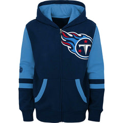 NFL Tennessee Titans Youth Colorblock Full-Zip Hoodie