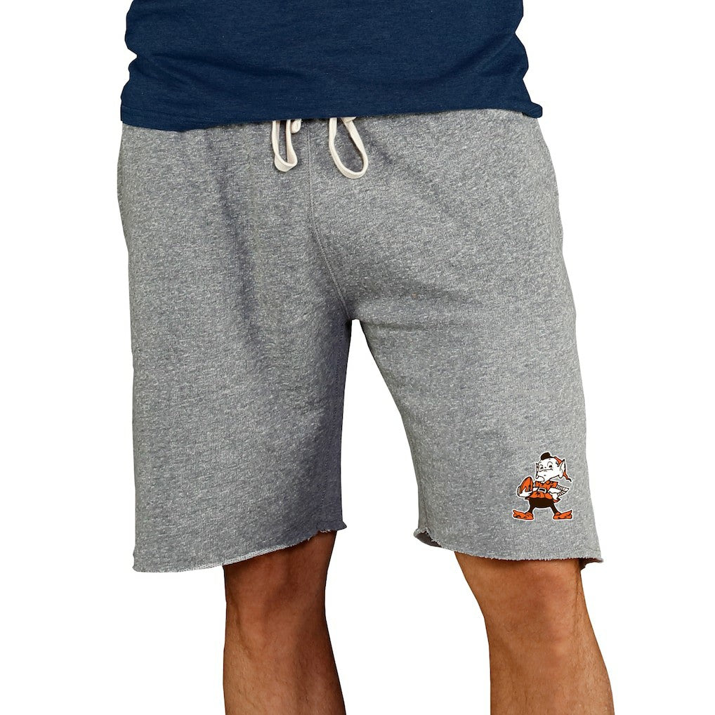 NFL Cleveland Browns Concepts Sport Throwback Logo Mainstream Terry Shorts