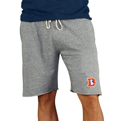 NFL Denver Broncos Concepts Sport Throwback Logo Mainstream Terry Shorts