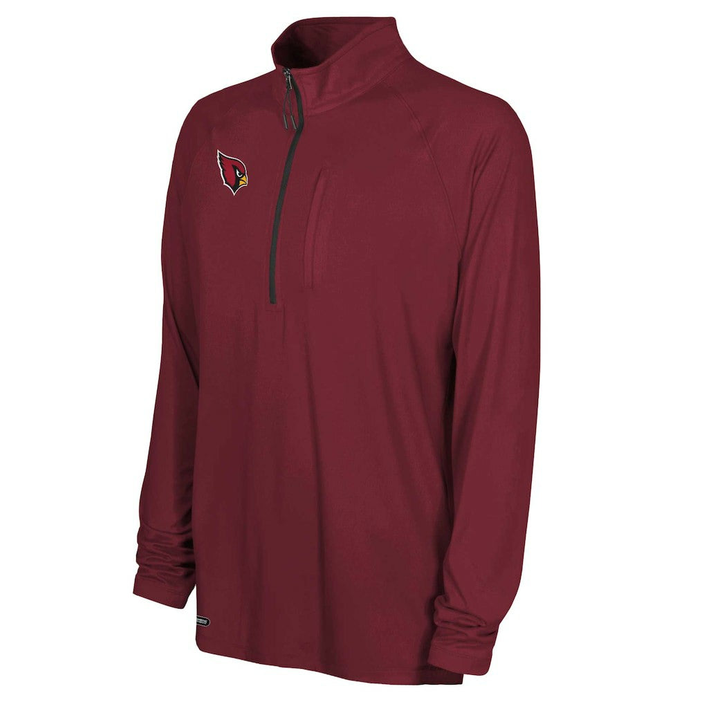 NFL Arizona Cardinals Combine Authentic Raglan Quarter-Zip Top