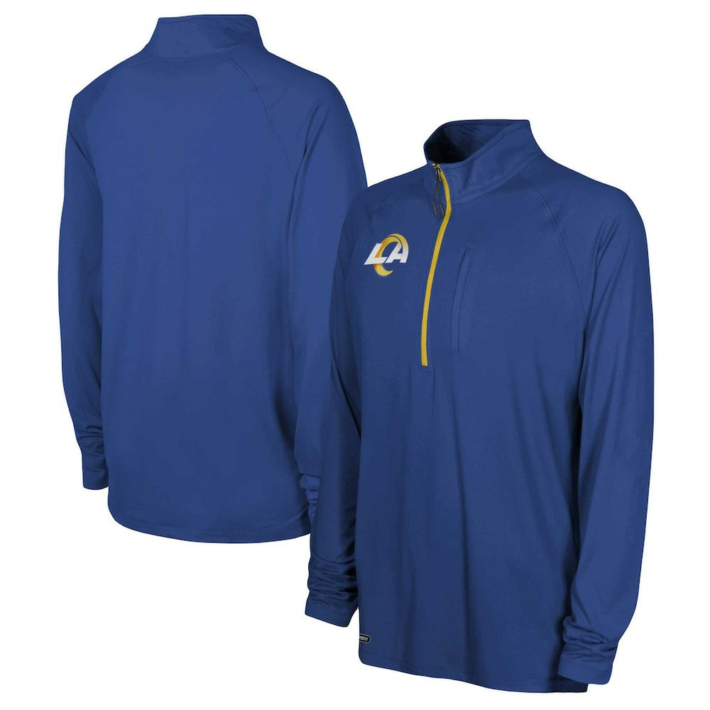 NFL Los Angeles Rams Combine Authentic Raglan Quarter-Zip Top