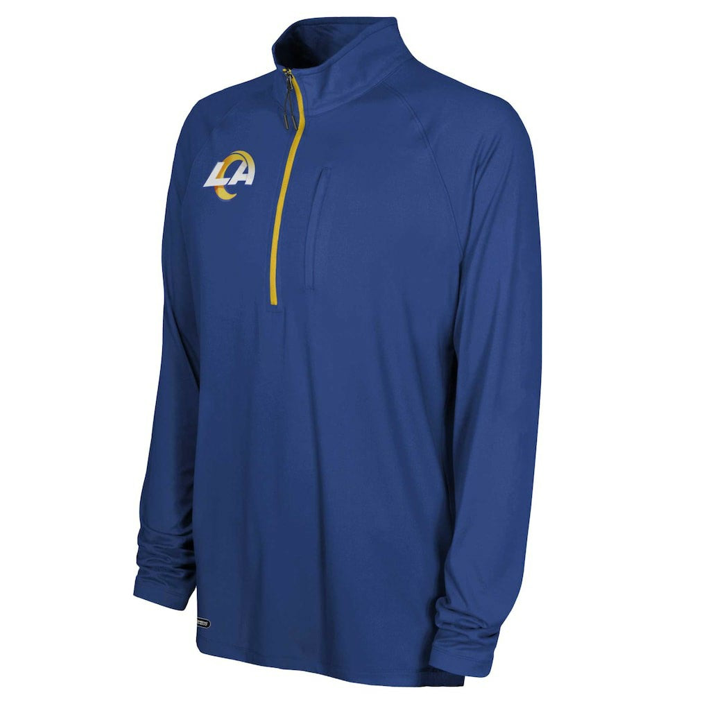 NFL Los Angeles Rams Combine Authentic Raglan Quarter-Zip Top