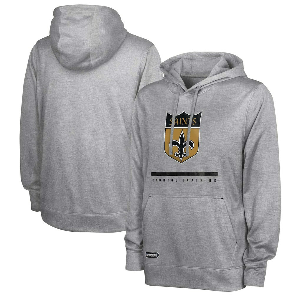 NFL New Orleans Saints Grid Drill Streak Fleece Pullover Hoodie