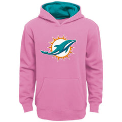 NFL Miami Dolphins Girls Youth Prime Pullover Hoodie
